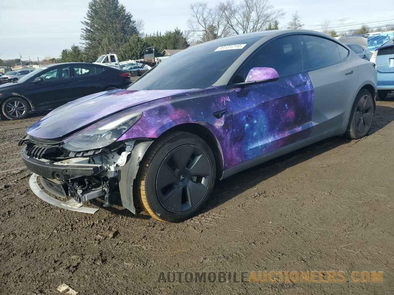 5YJ3E1EB7MF037102 TESLA MODEL 3 2021