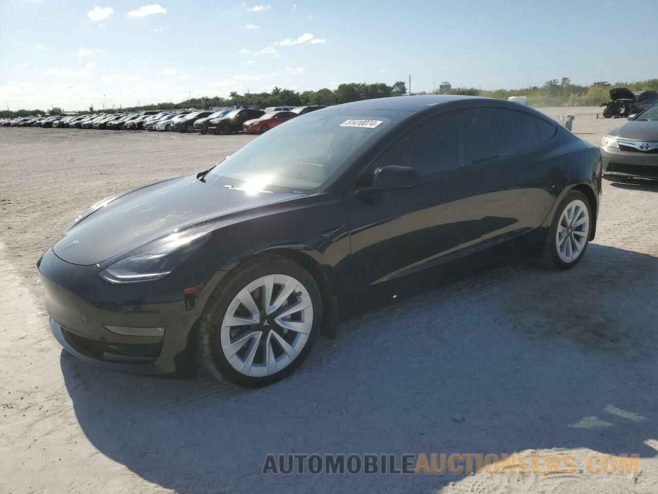 5YJ3E1EB7MF037701 TESLA MODEL 3 2021