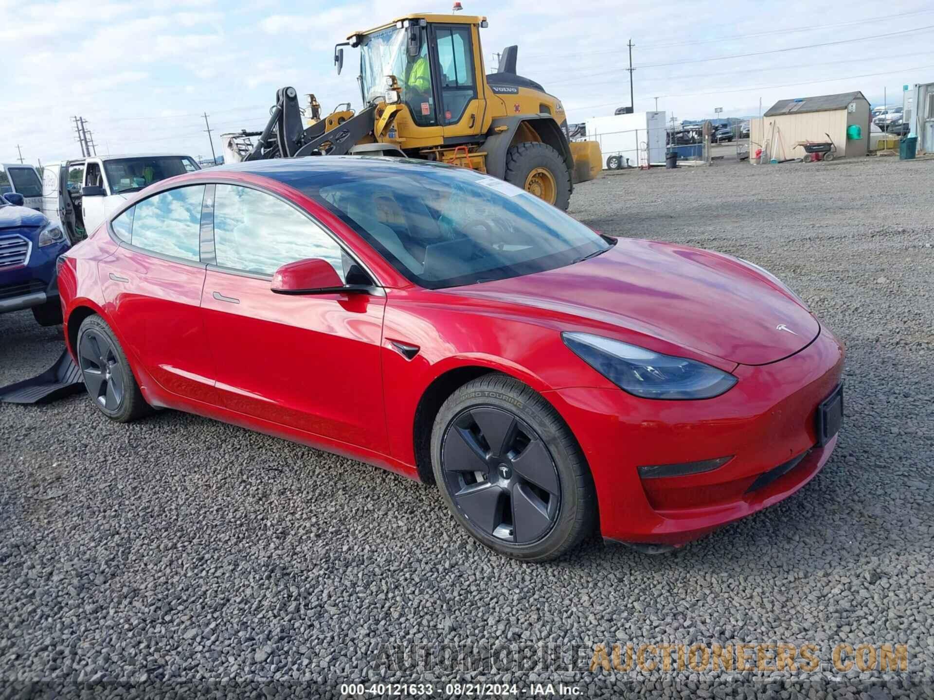 5YJ3E1EB7MF055342 TESLA MODEL 3 2021