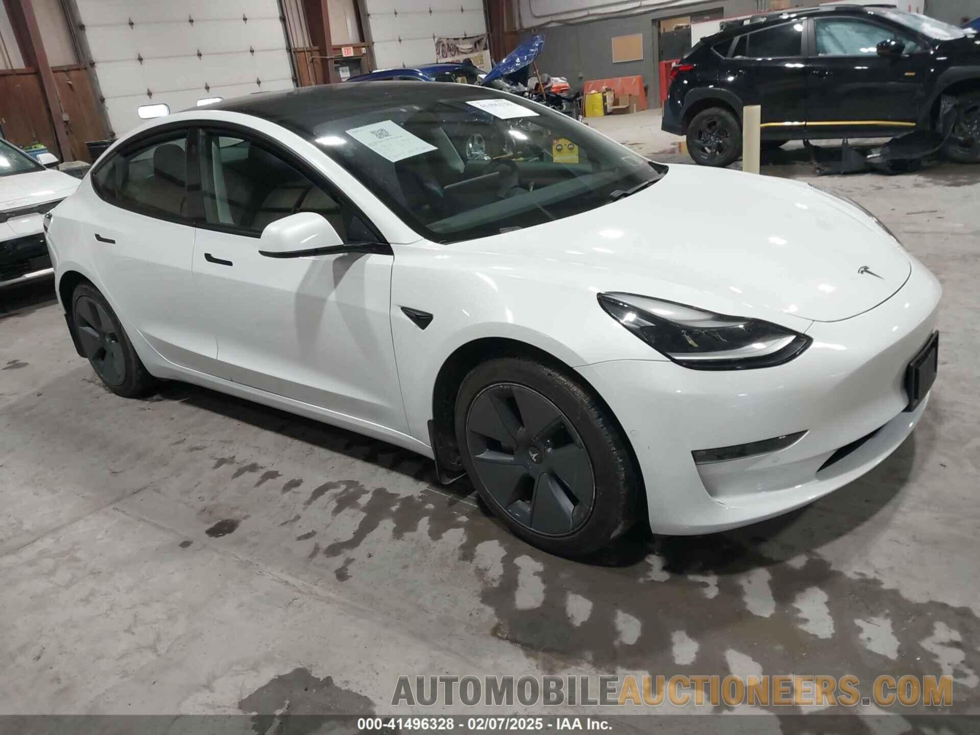 5YJ3E1EB7MF056684 TESLA MODEL 3 2021