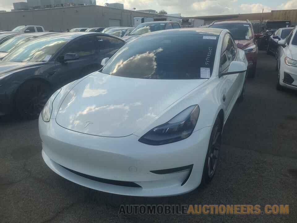 5YJ3E1EB7MF077924 Tesla Model 3 2021