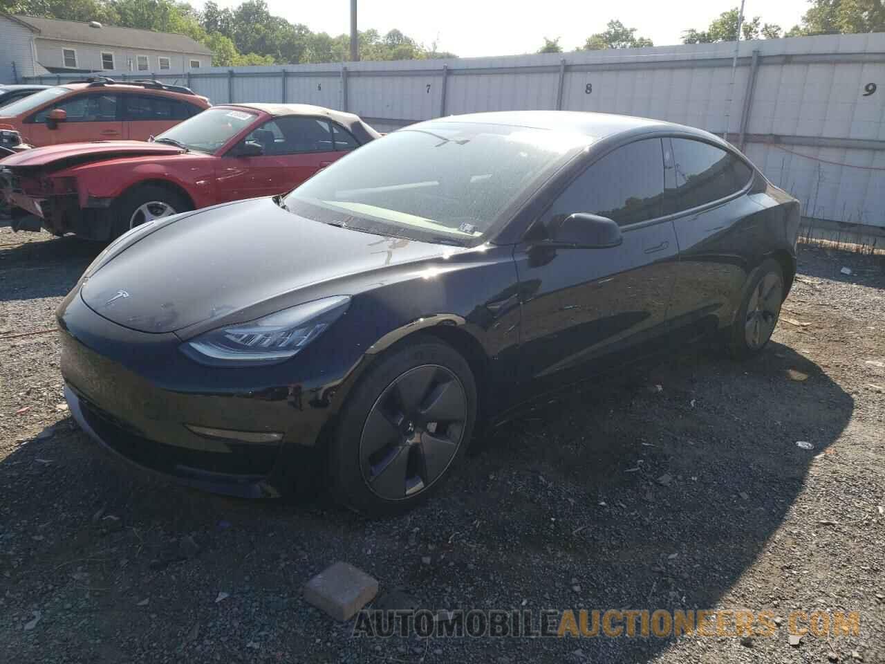 5YJ3E1EB7MF858748 TESLA MODEL 3 2021