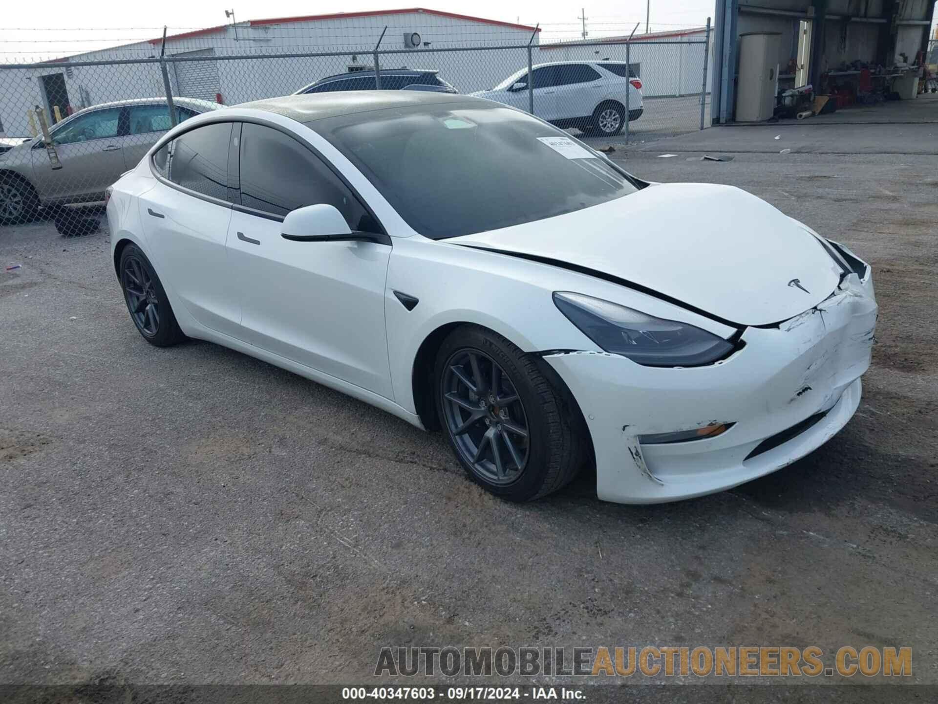 5YJ3E1EB7MF903400 TESLA MODEL 3 2021