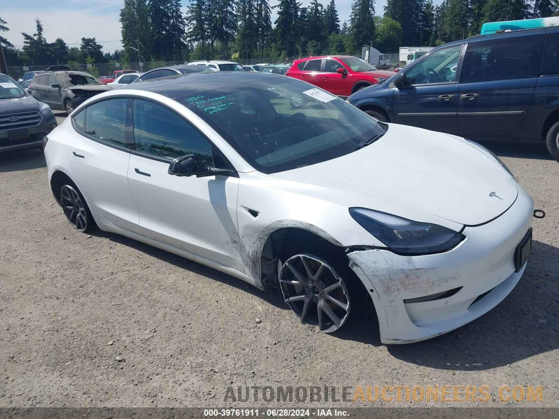 5YJ3E1EB7MF939765 TESLA MODEL 3 2021