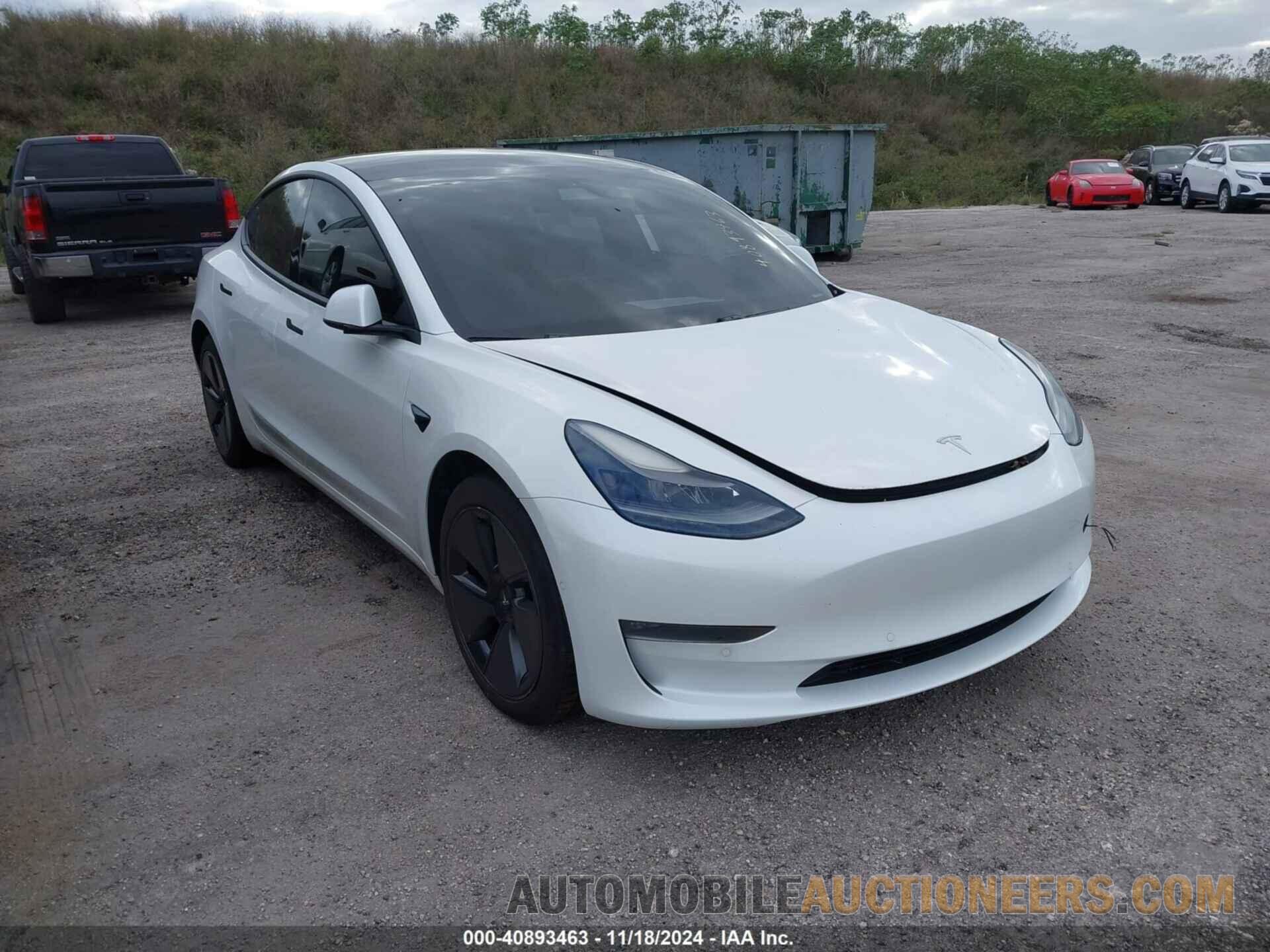 5YJ3E1EB7MF979988 TESLA MODEL 3 2021