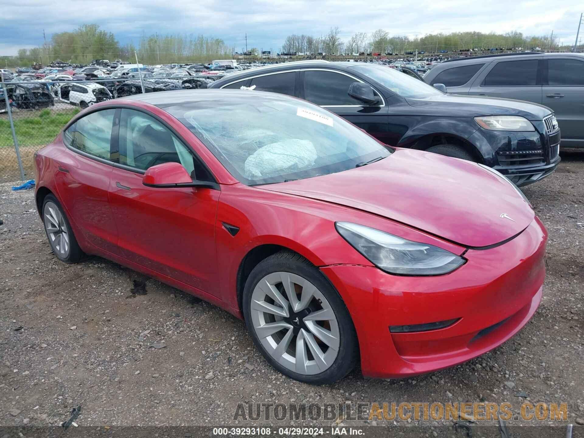 5YJ3E1EB7MF990473 TESLA MODEL 3 2021