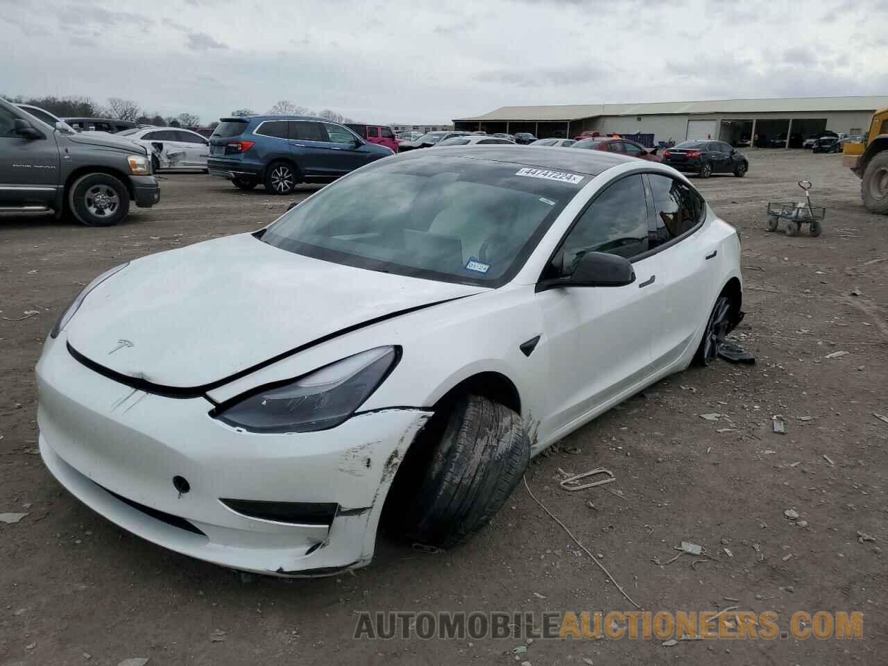 5YJ3E1EB7NF109580 TESLA MODEL 3 2022