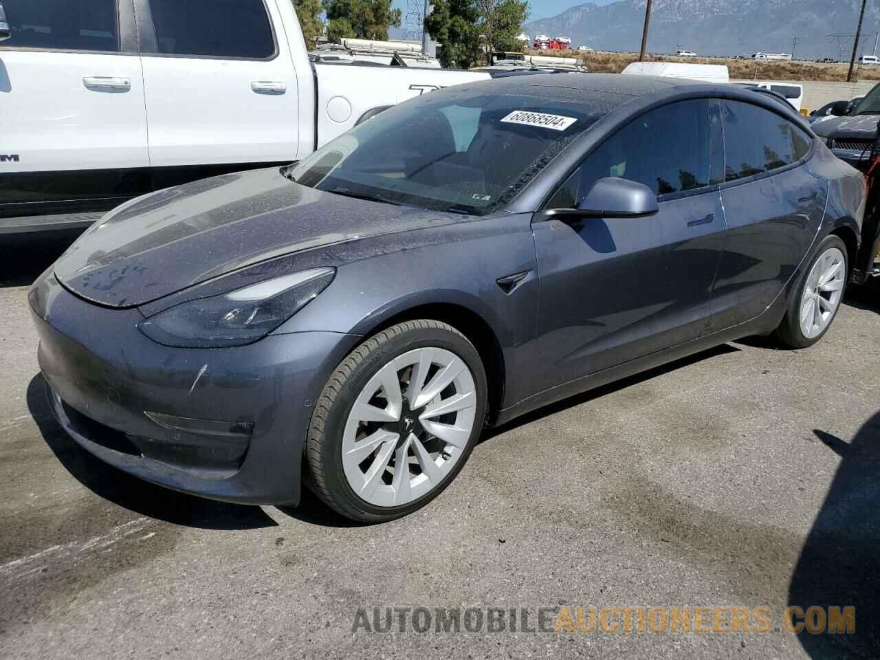 5YJ3E1EB7NF113600 TESLA MODEL 3 2022