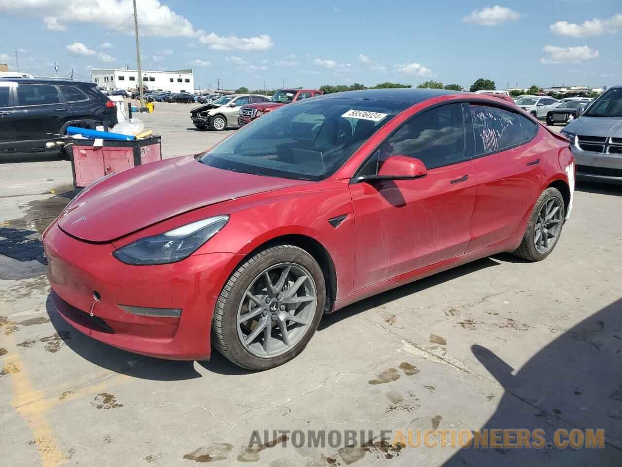 5YJ3E1EB7NF117422 TESLA MODEL 3 2022