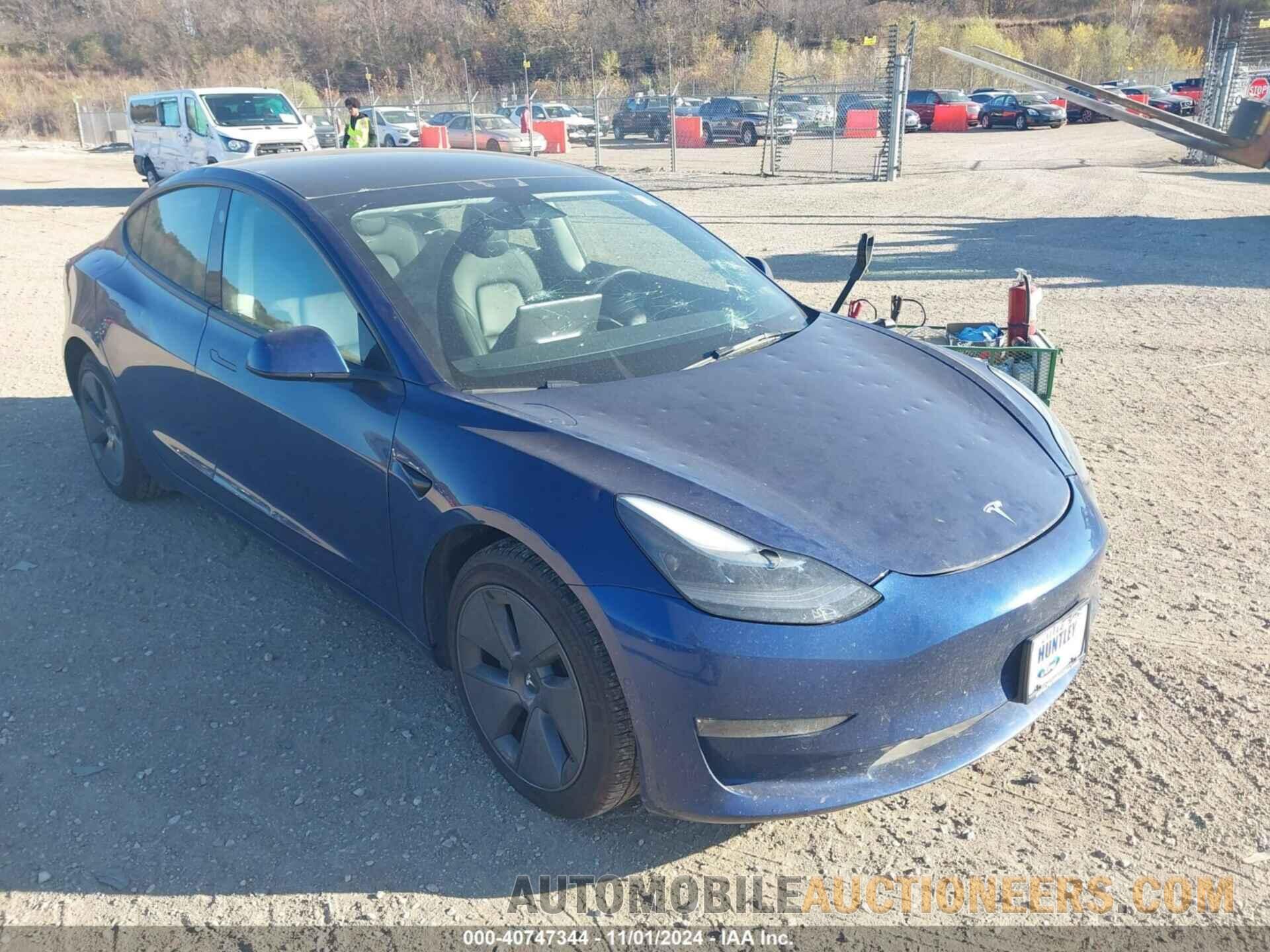 5YJ3E1EB7NF118277 TESLA MODEL 3 2022