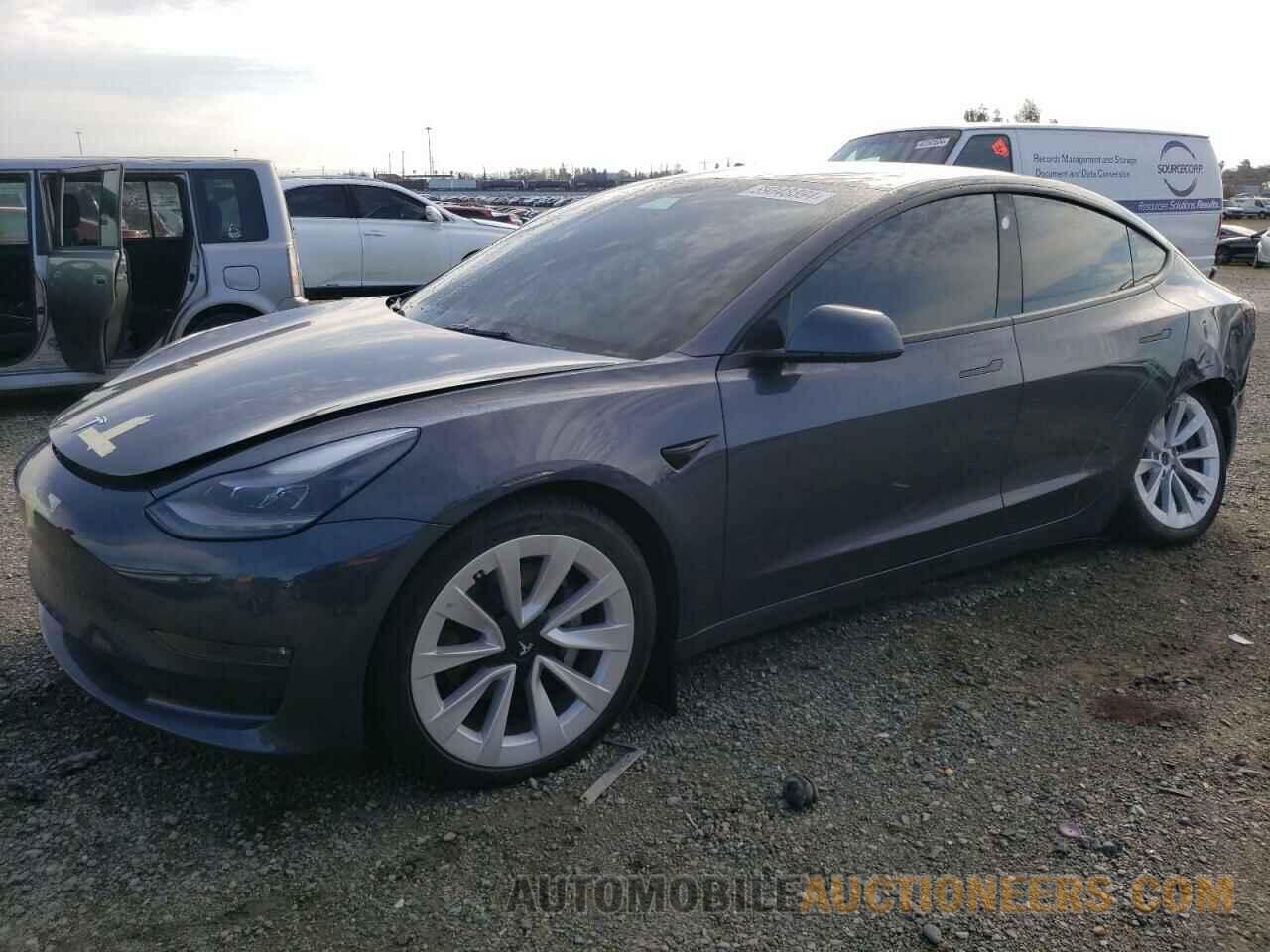 5YJ3E1EB7NF122832 TESLA MODEL 3 2022