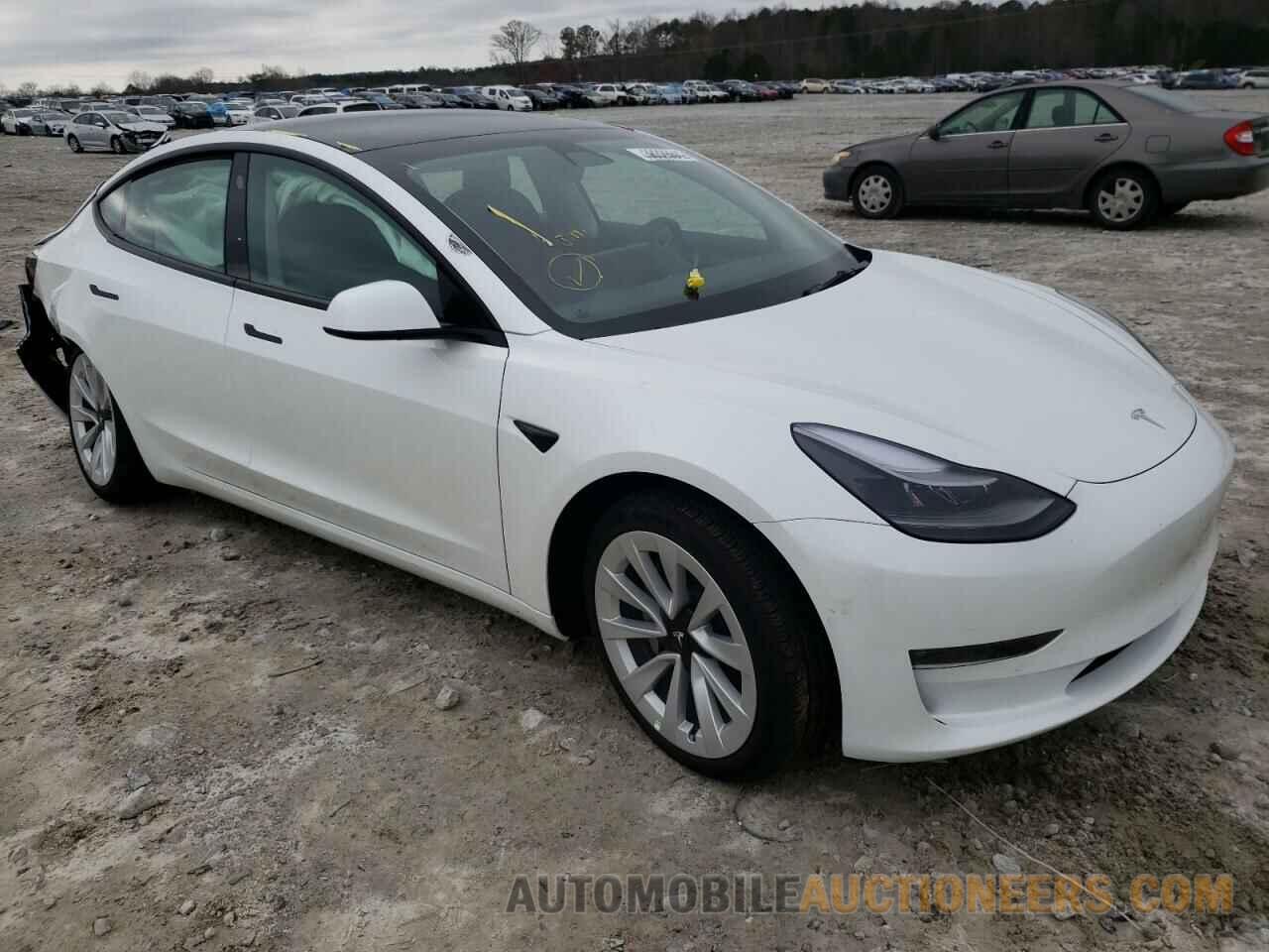 5YJ3E1EB7NF129764 TESLA MODEL 3 2022