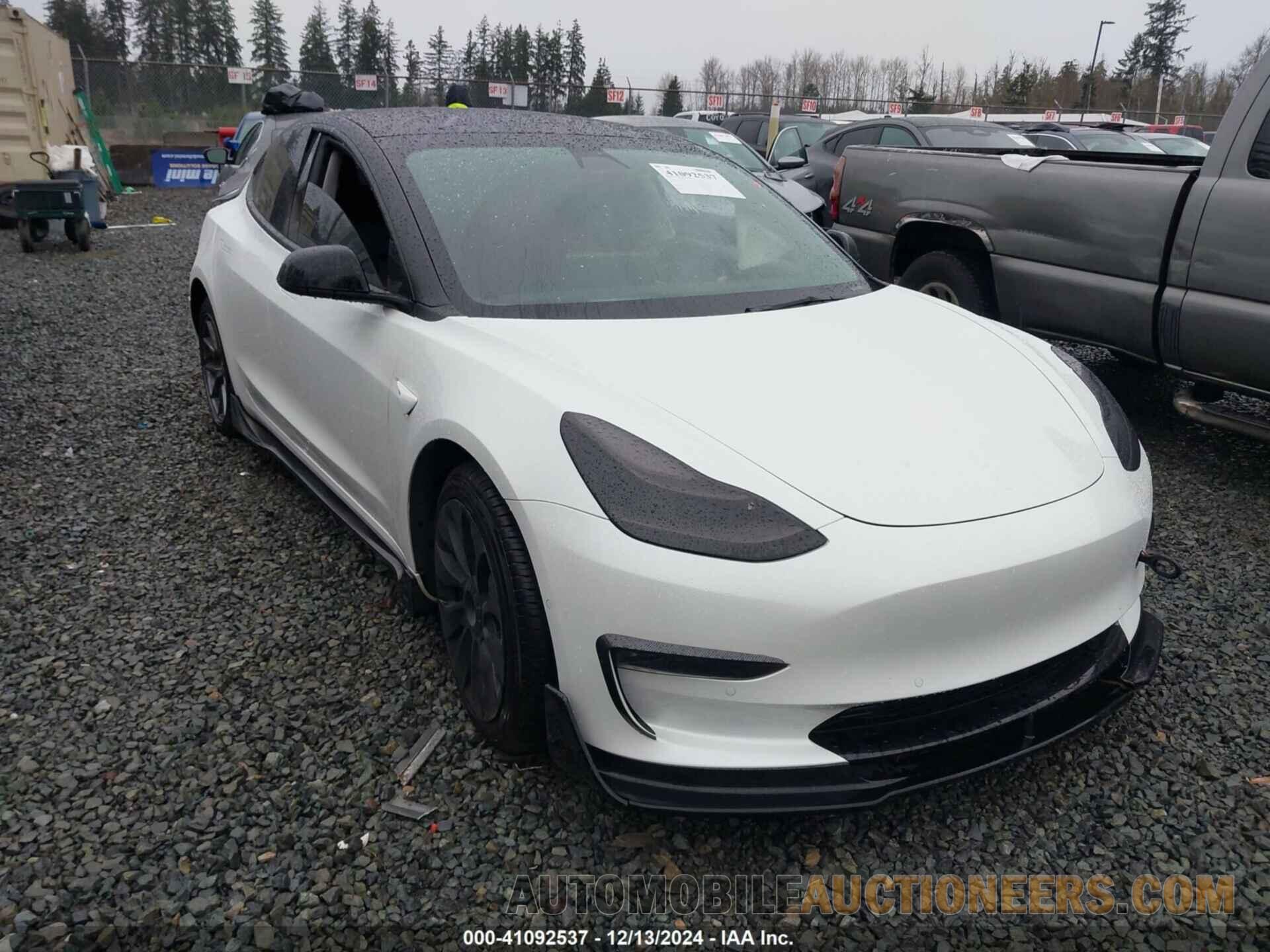 5YJ3E1EB7NF136990 TESLA MODEL 3 2022