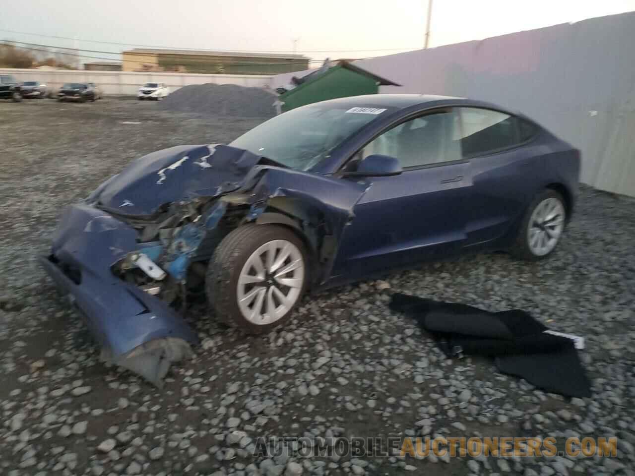 5YJ3E1EB7NF143938 TESLA MODEL 3 2022