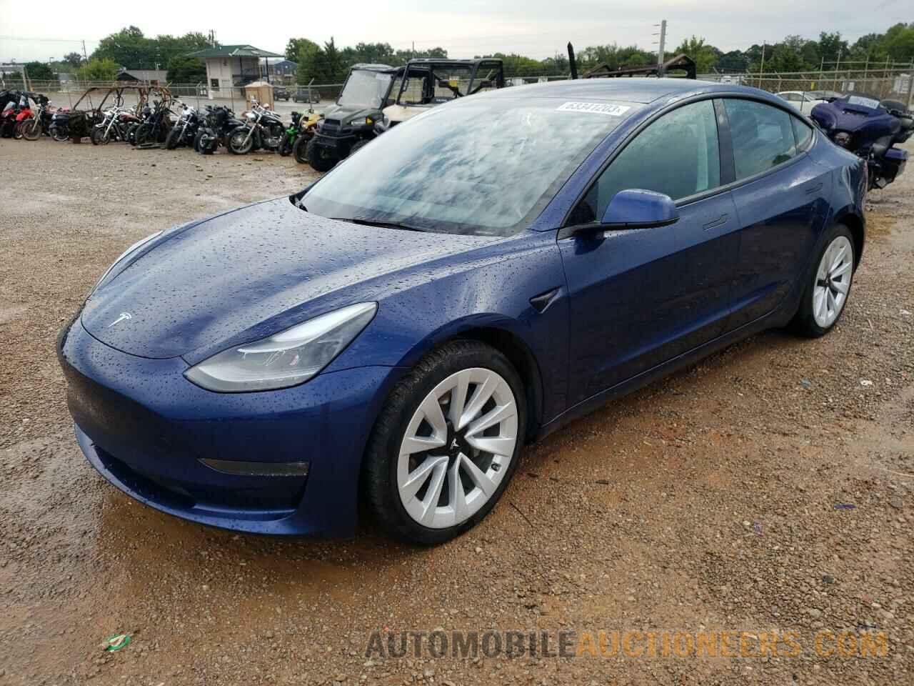 5YJ3E1EB7NF158035 TESLA MODEL 3 2022