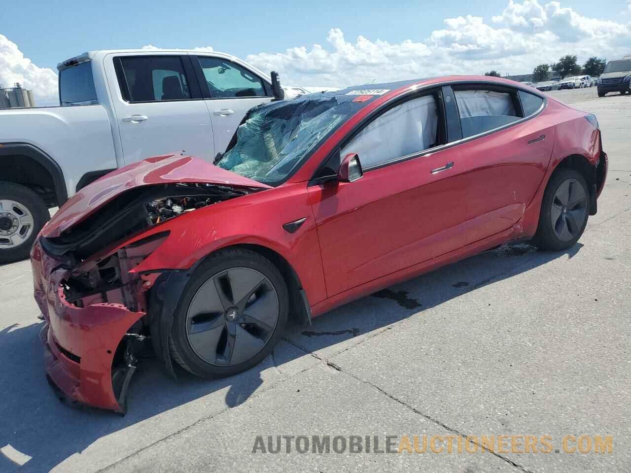 5YJ3E1EB7NF161453 TESLA MODEL 3 2022