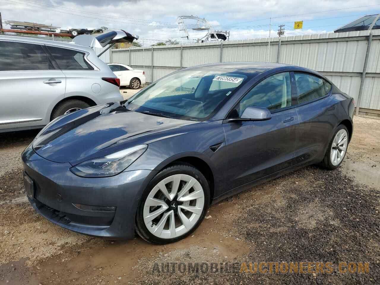 5YJ3E1EB7NF163560 TESLA MODEL 3 2022