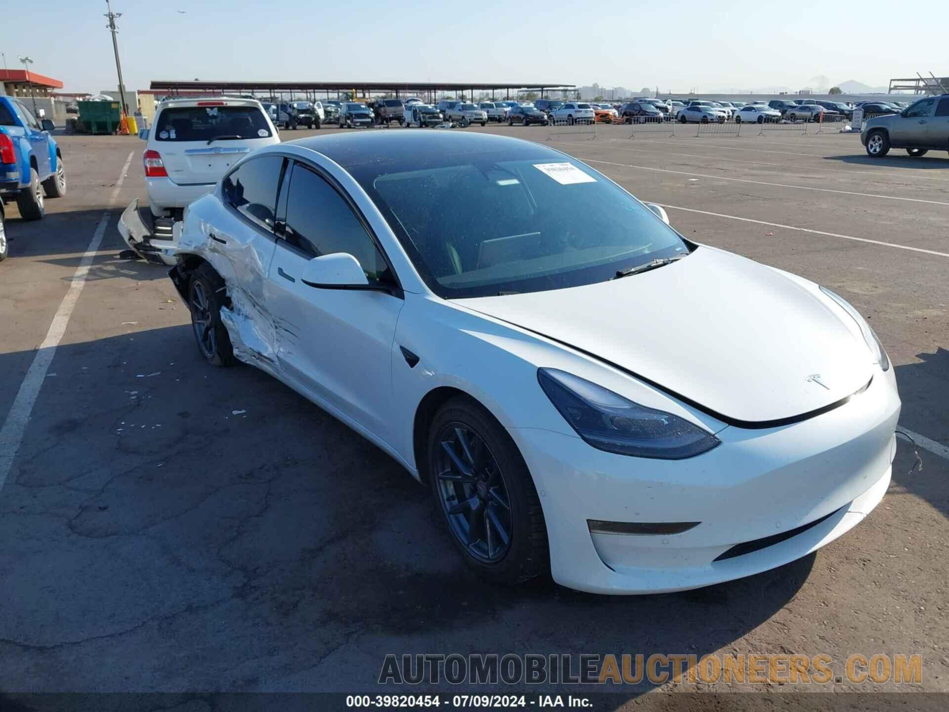 5YJ3E1EB7NF170203 TESLA MODEL 3 2022