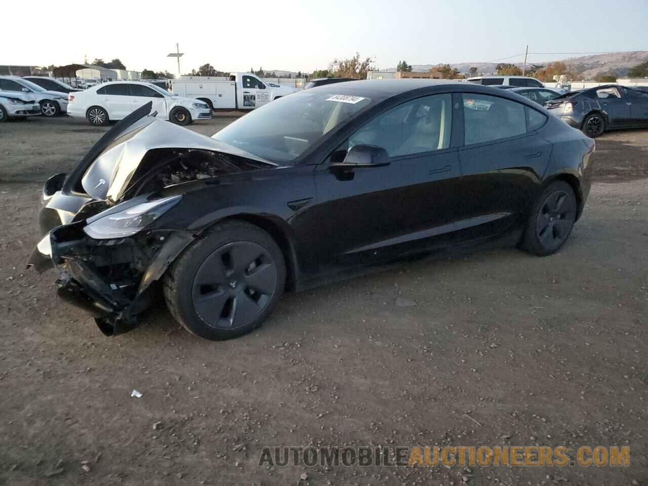 5YJ3E1EB7NF174381 TESLA MODEL 3 2022