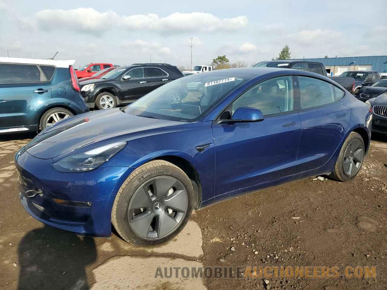 5YJ3E1EB7NF179984 TESLA MODEL 3 2022