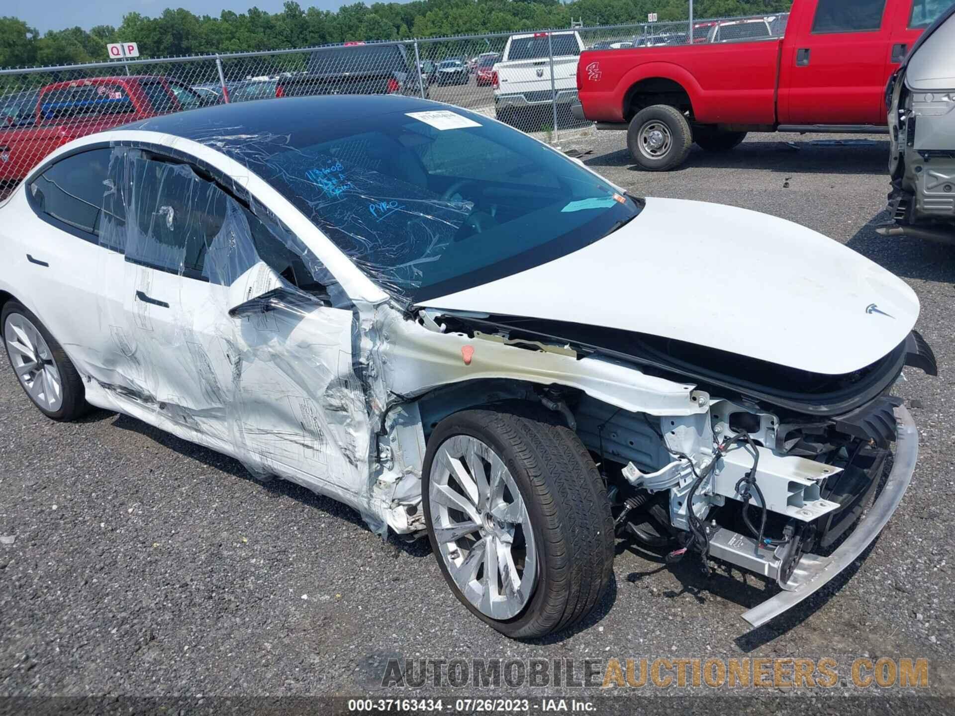 5YJ3E1EB7NF184506 TESLA MODEL 3 2022