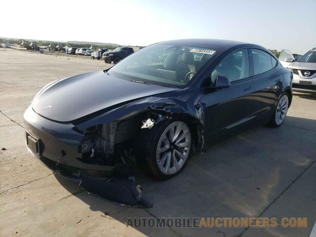 5YJ3E1EB7NF186563 TESLA MODEL 3 2022