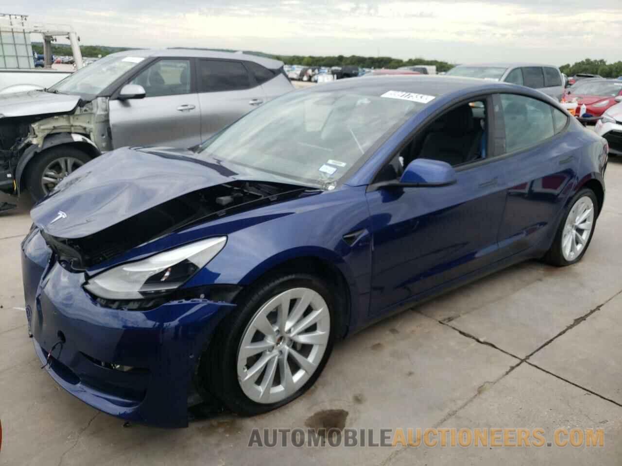 5YJ3E1EB7NF186577 TESLA MODEL 3 2022