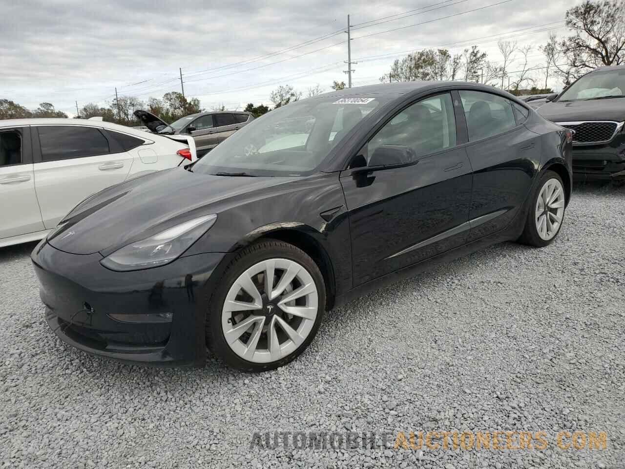 5YJ3E1EB7NF187938 TESLA MODEL 3 2022