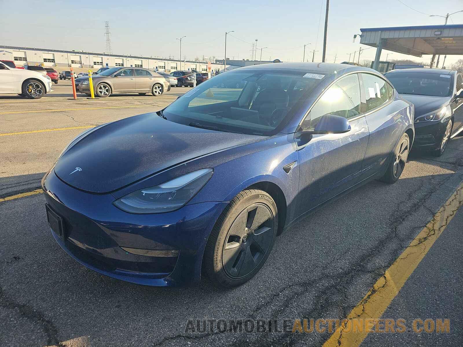 5YJ3E1EB7NF188488 Tesla Model 3 2022