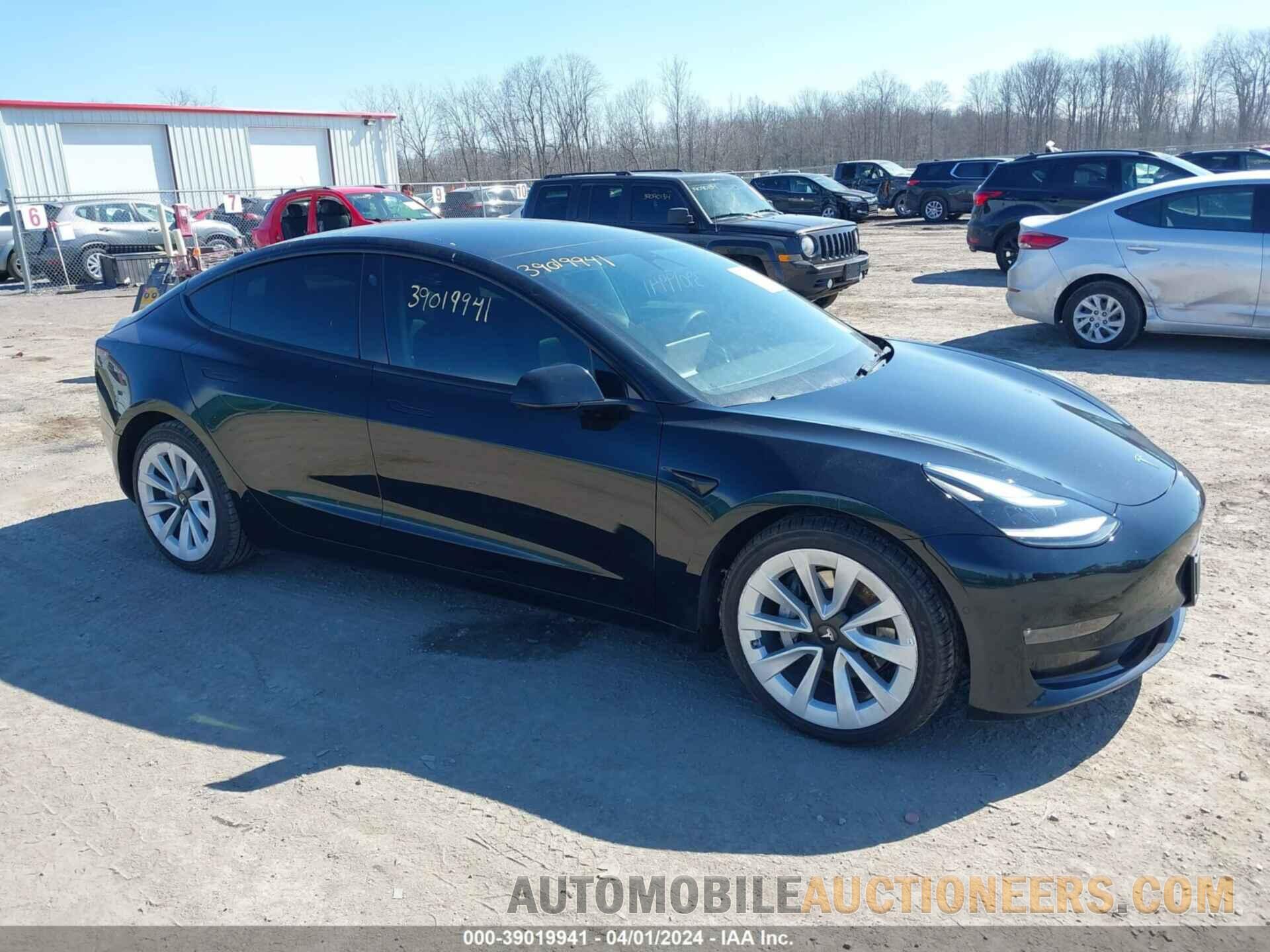 5YJ3E1EB7NF189799 TESLA MODEL 3 2022