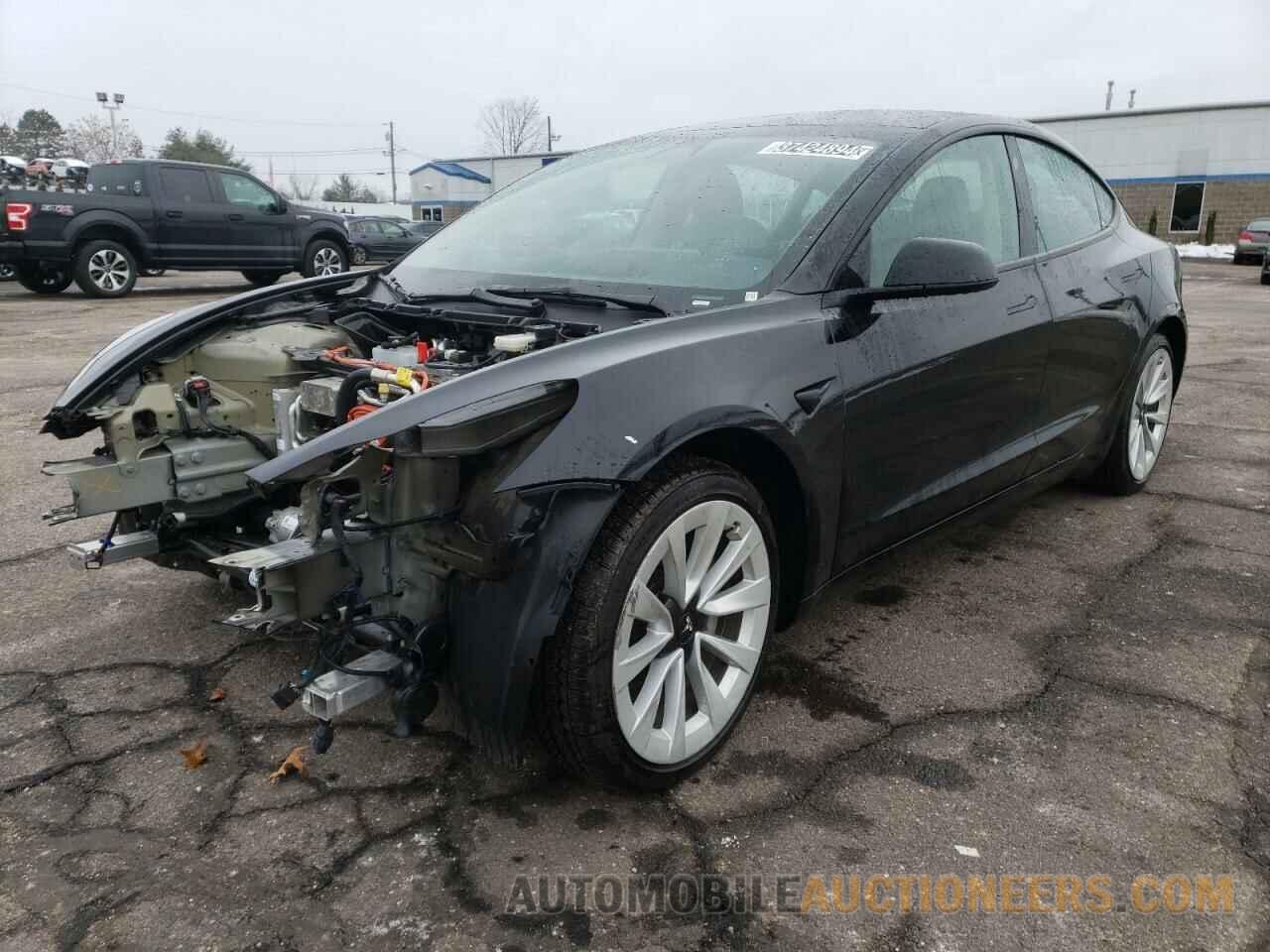 5YJ3E1EB7NF191648 TESLA MODEL 3 2022