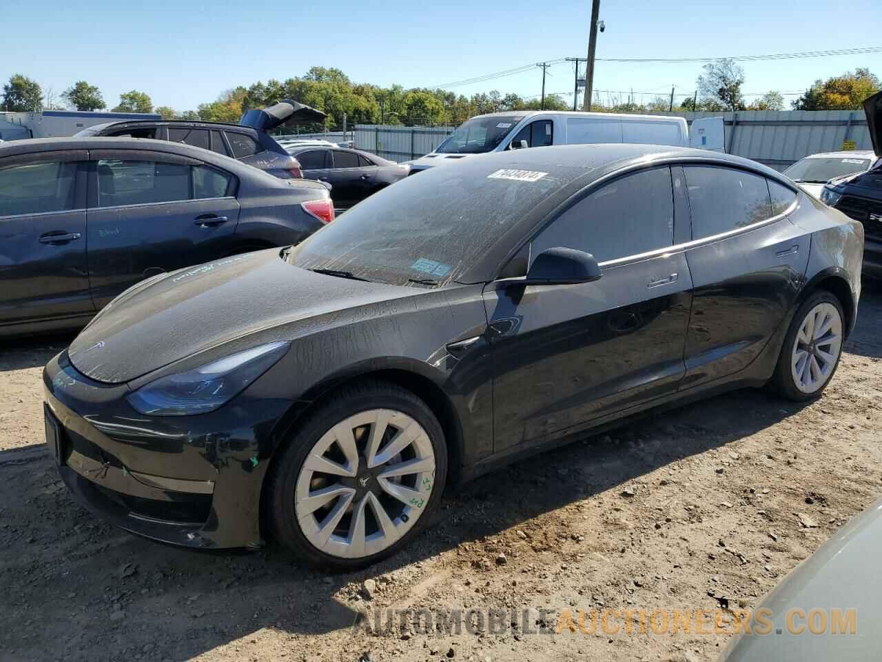 5YJ3E1EB7NF191665 TESLA MODEL 3 2022