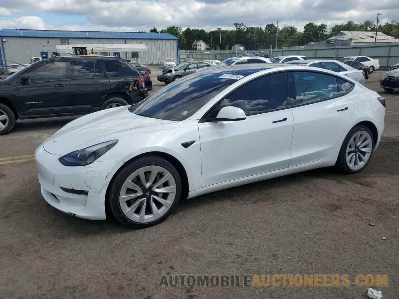 5YJ3E1EB7NF198406 TESLA MODEL 3 2022