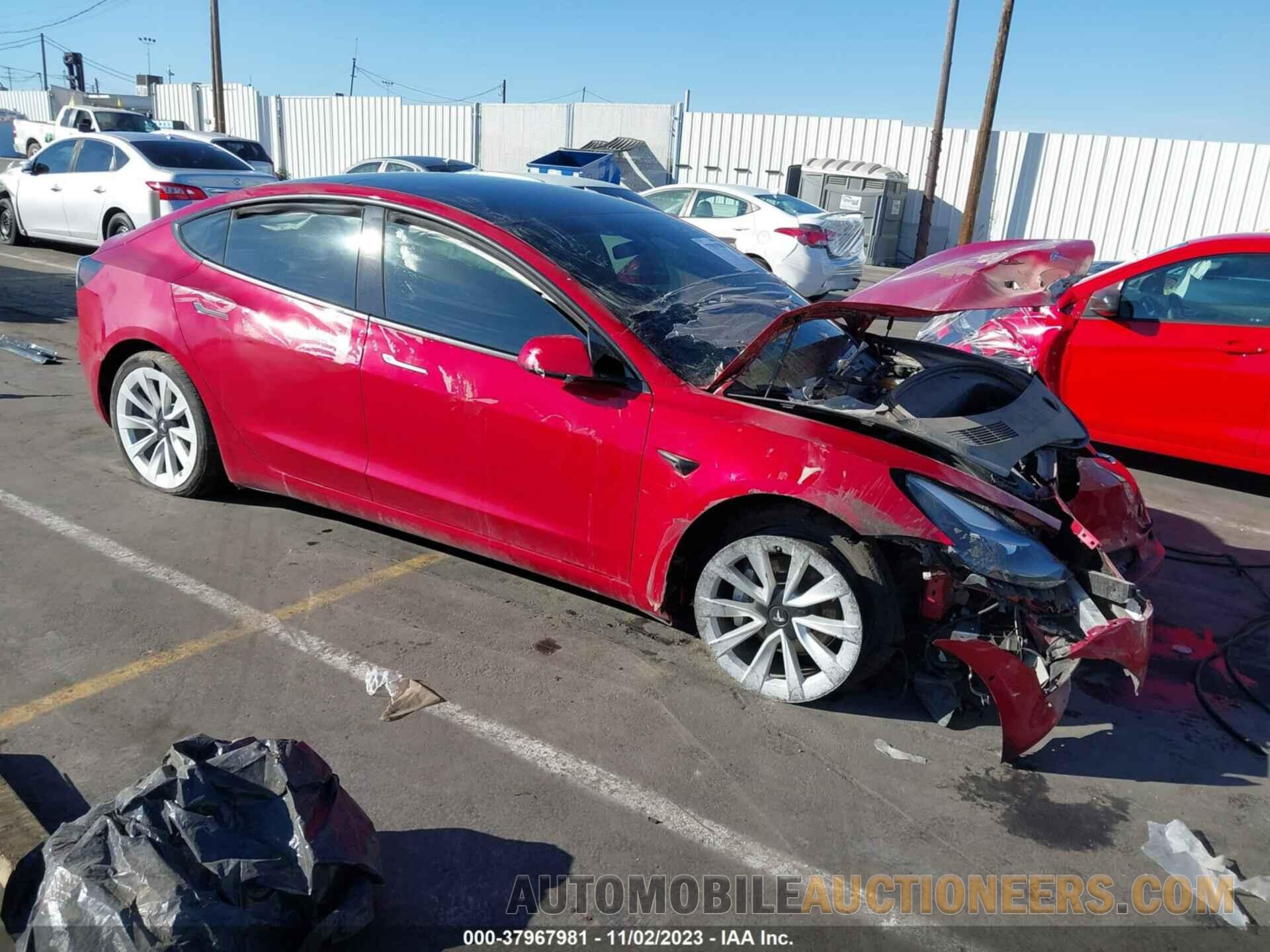 5YJ3E1EB7NF208402 TESLA MODEL 3 2022