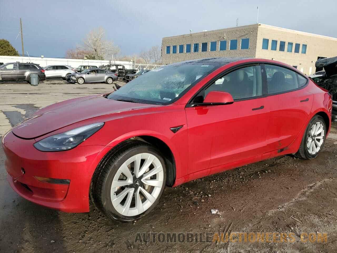 5YJ3E1EB7NF209209 TESLA MODEL 3 2022