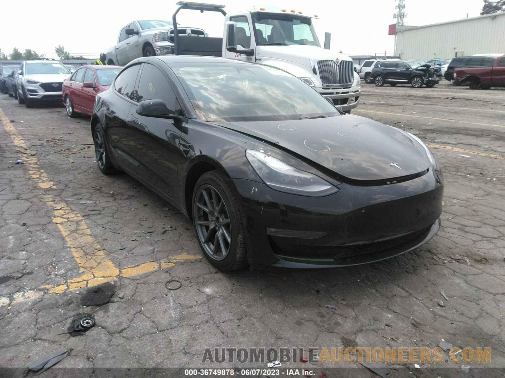 5YJ3E1EB7NF227466 TESLA MODEL 3 2022