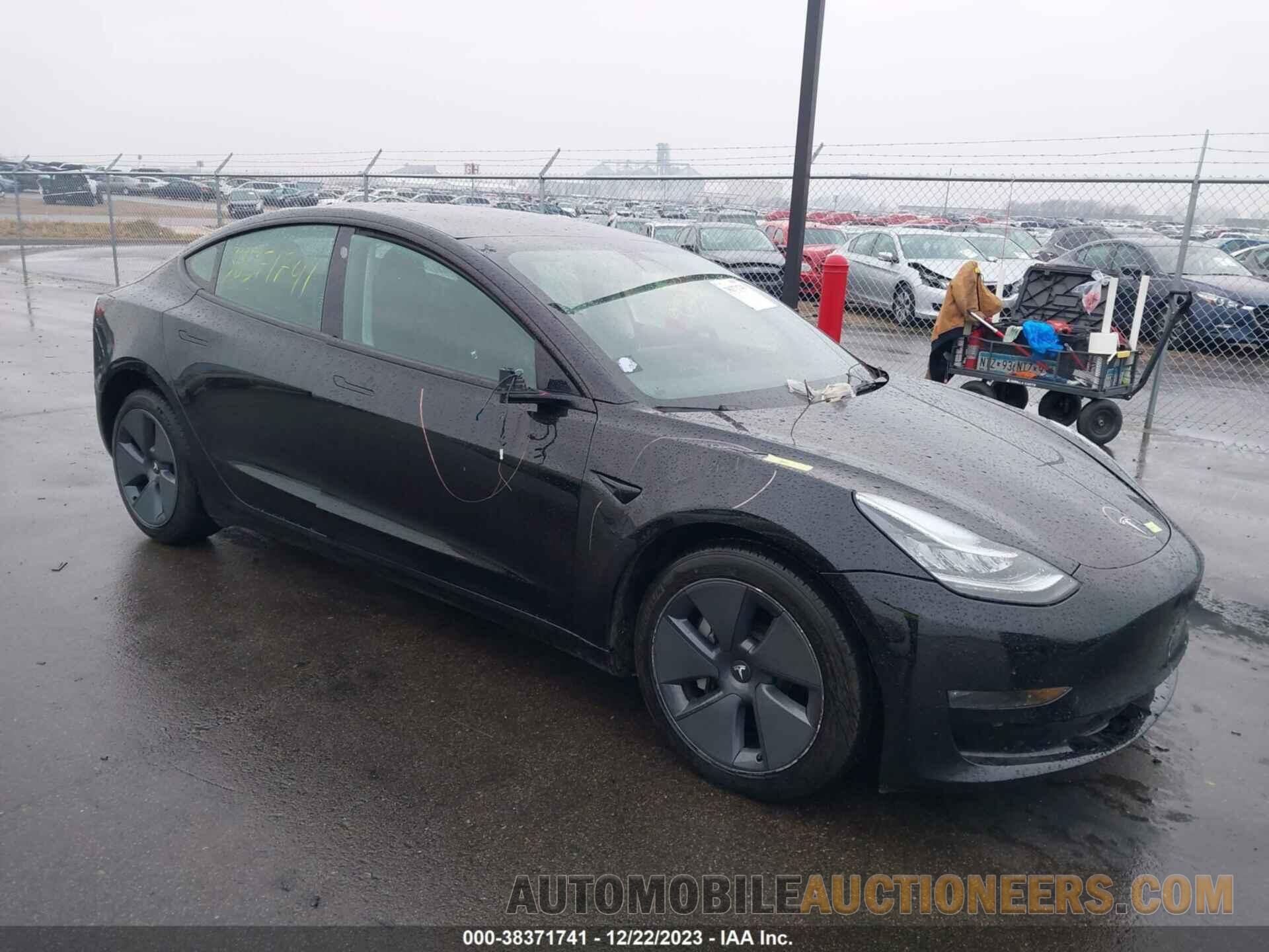 5YJ3E1EB7NF244056 TESLA MODEL 3 2022