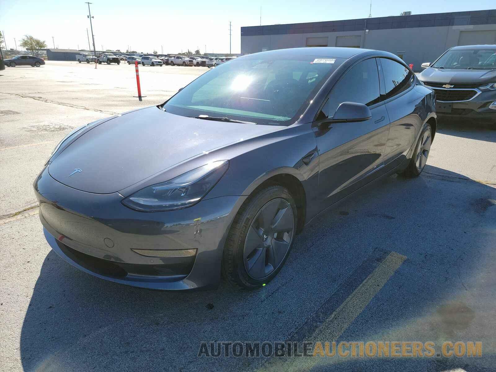 5YJ3E1EB7NF249600 Tesla Model 3 2022