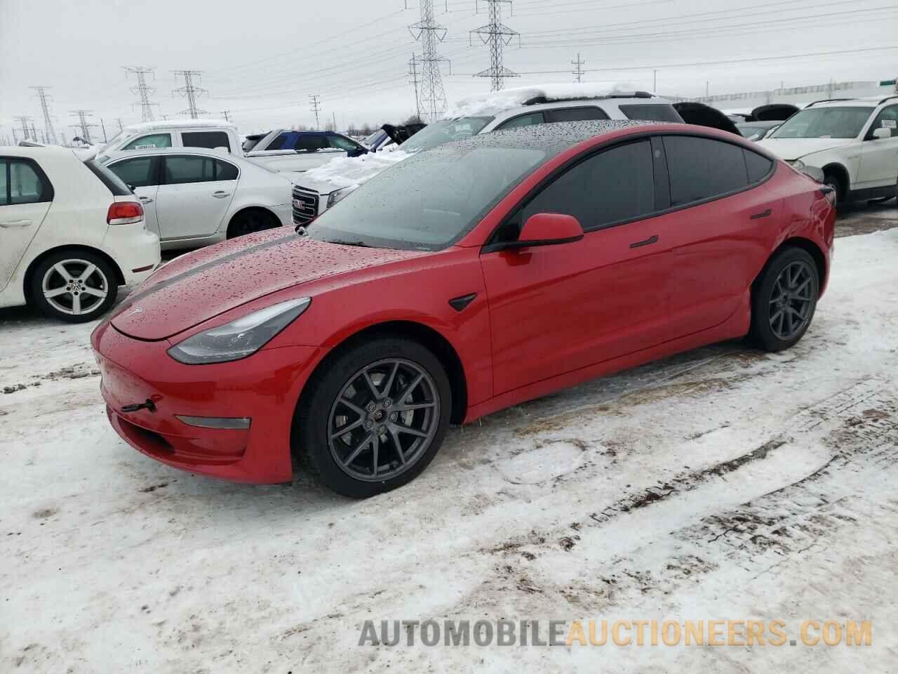 5YJ3E1EB7NF252223 TESLA MODEL 3 2022