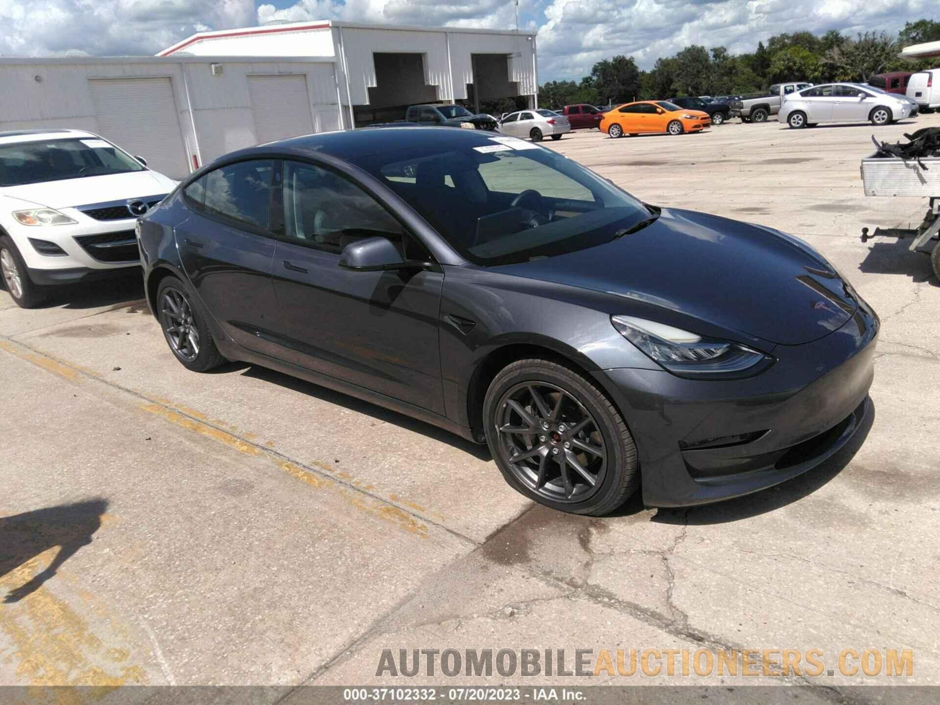 5YJ3E1EB7NF262590 TESLA MODEL 3 2022