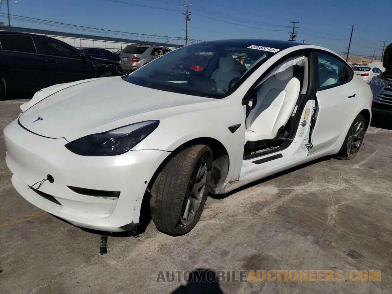 5YJ3E1EB7NF269555 TESLA MODEL 3 2022