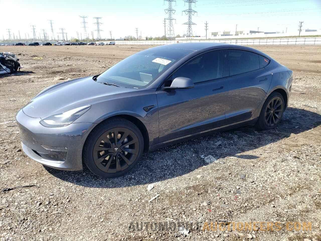 5YJ3E1EB7NF277963 TESLA MODEL 3 2022