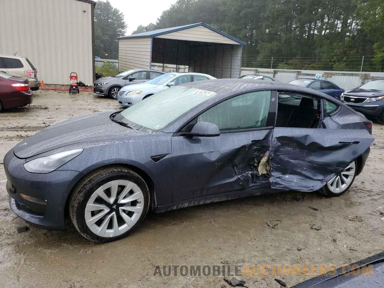 5YJ3E1EB7NF285836 TESLA MODEL 3 2022