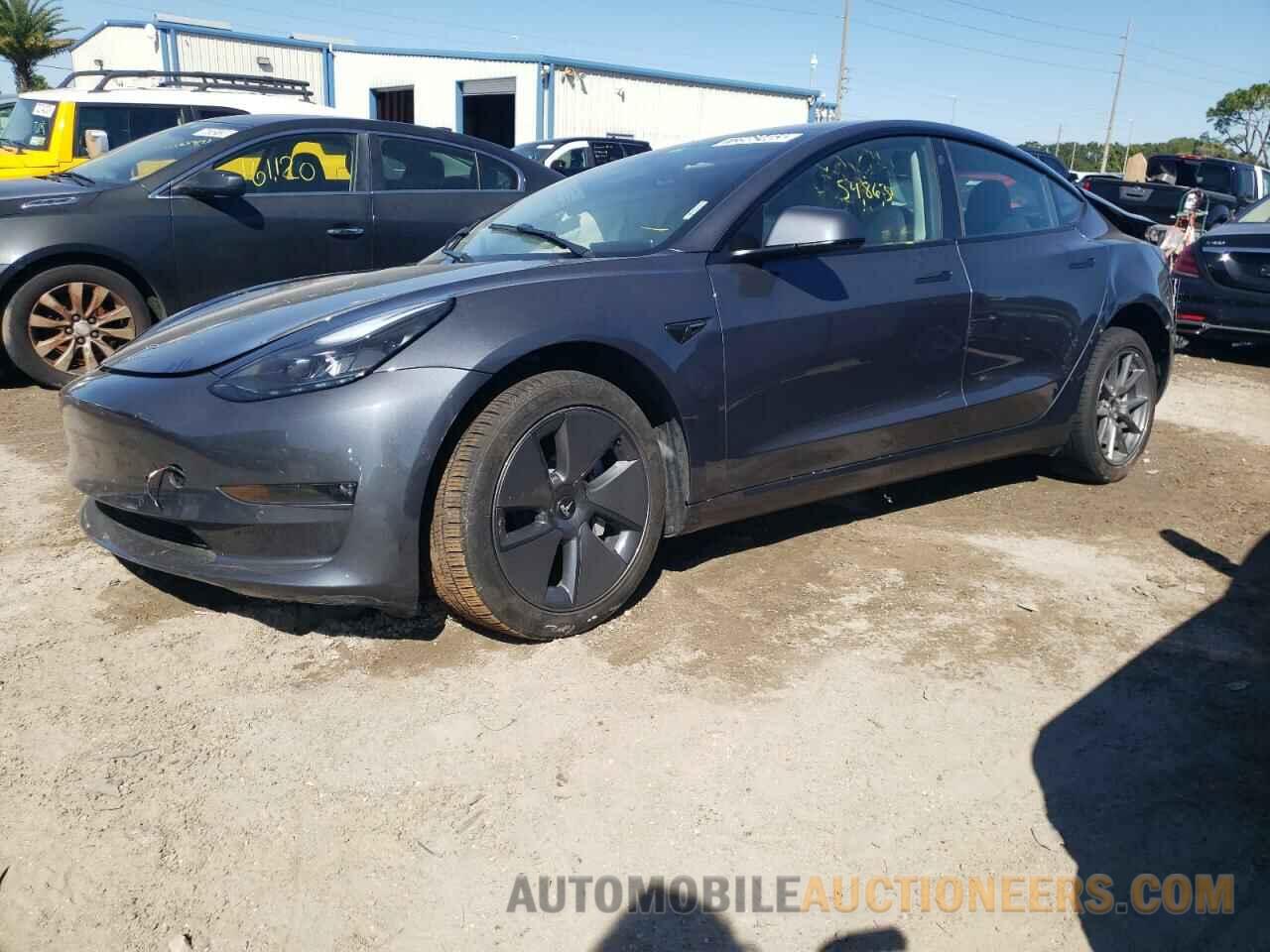 5YJ3E1EB7NF287411 TESLA MODEL 3 2022