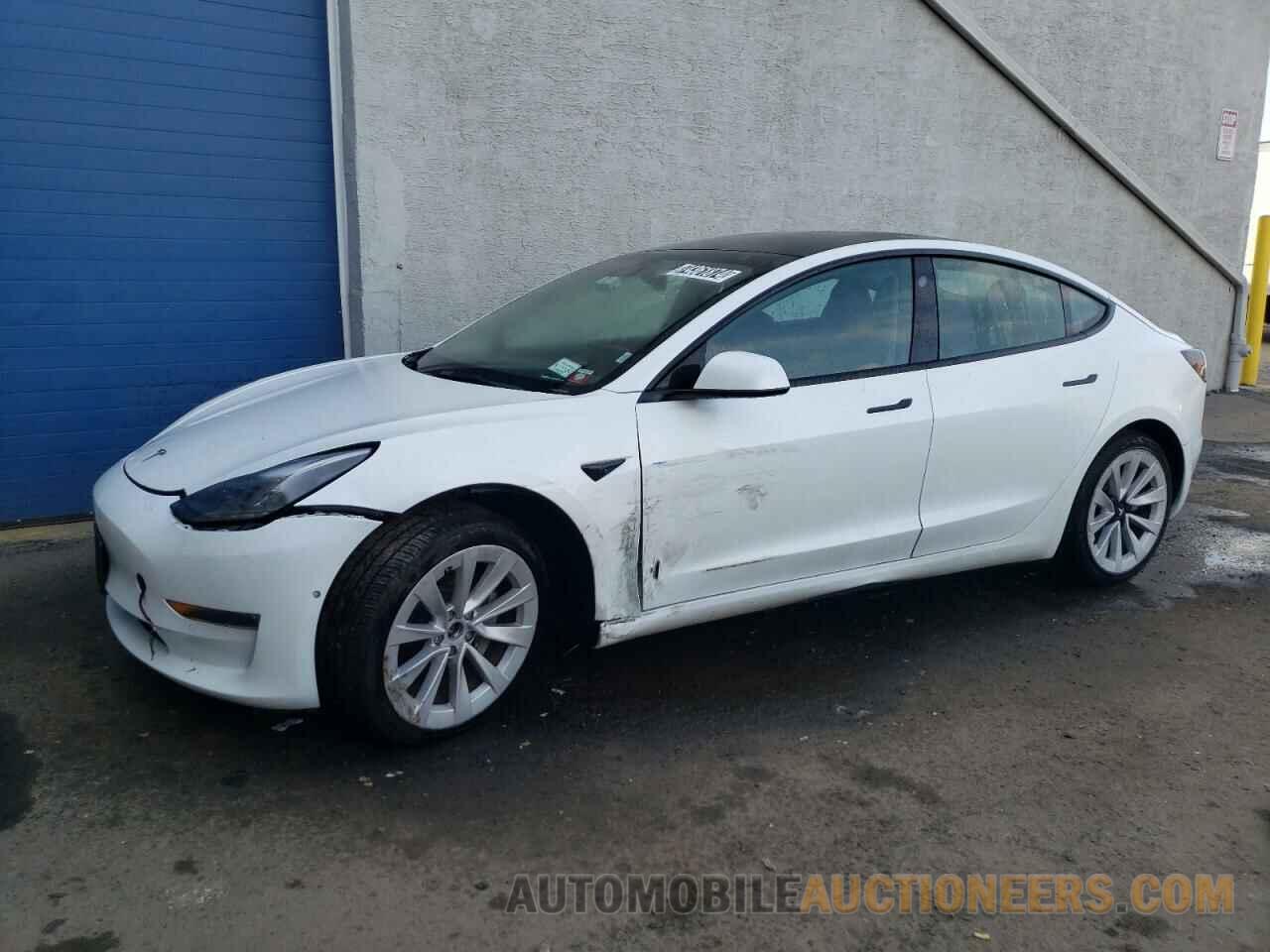 5YJ3E1EB7NF289322 TESLA MODEL 3 2022