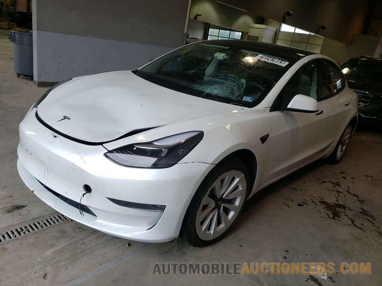 5YJ3E1EB7NF290129 TESLA MODEL 3 2022