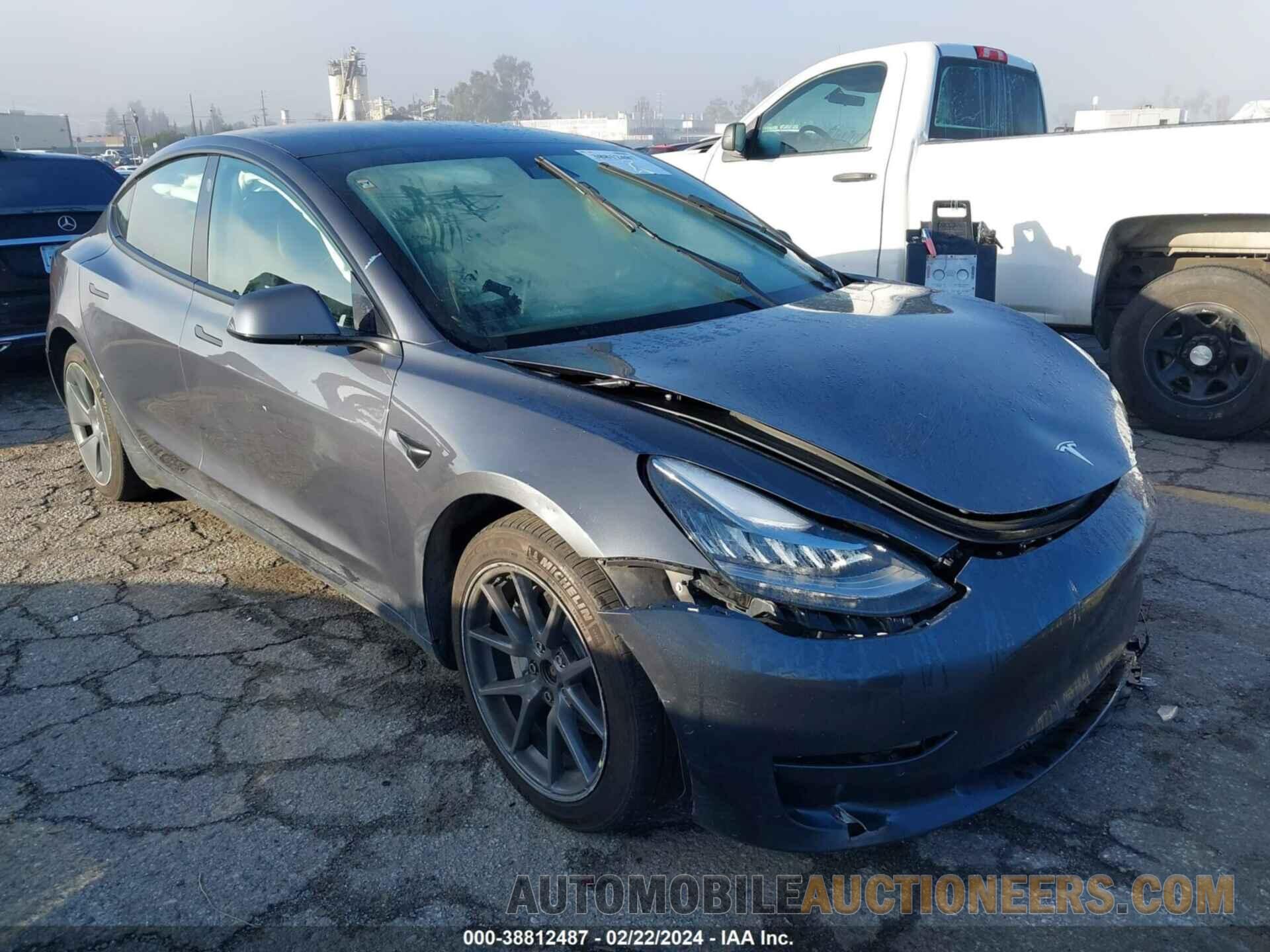 5YJ3E1EB7NF297419 TESLA MODEL 3 2022