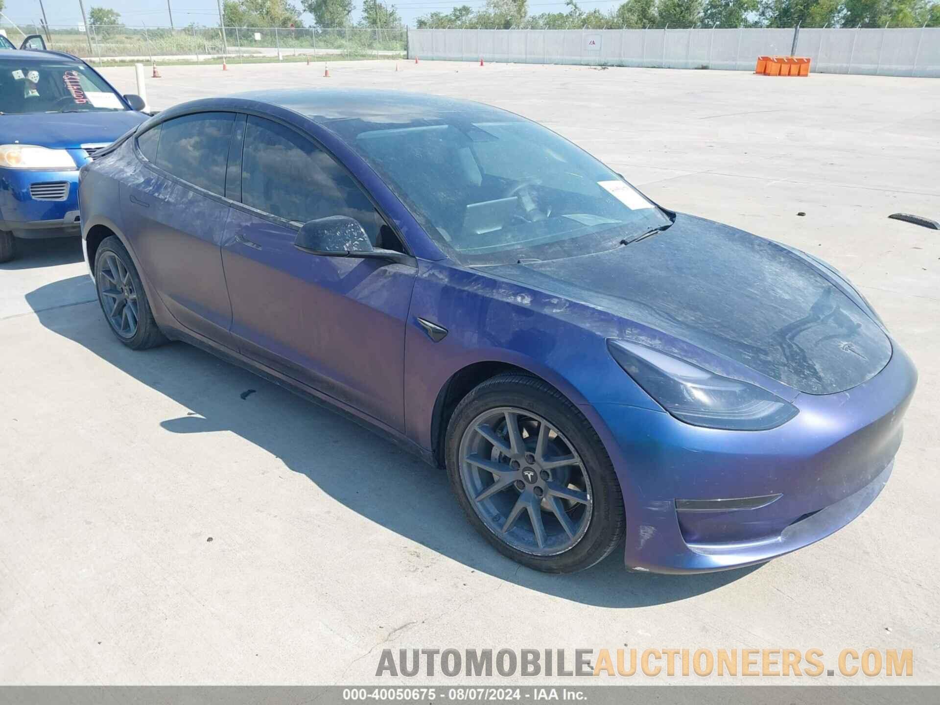 5YJ3E1EB7NF334386 TESLA MODEL 3 2022