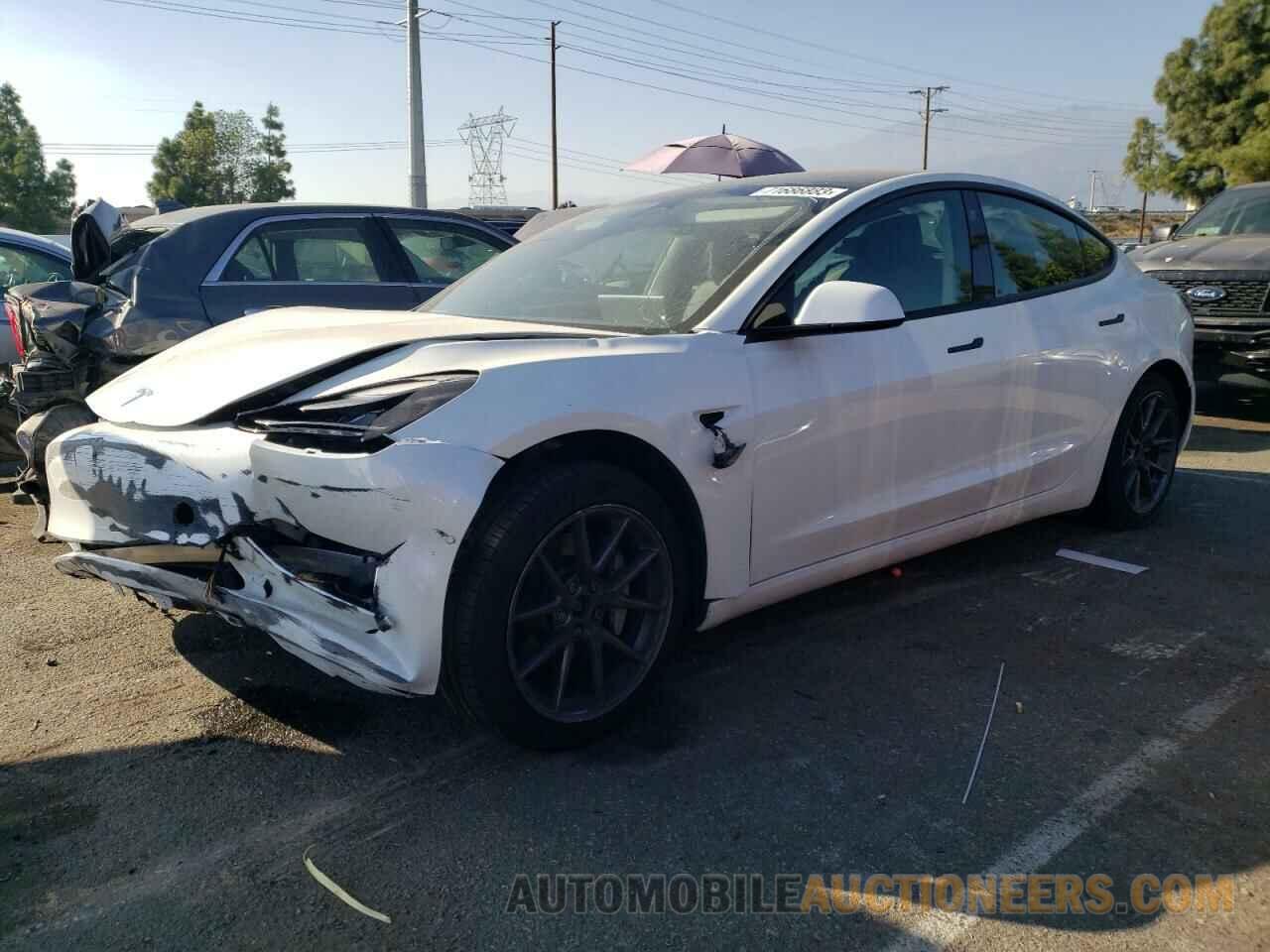 5YJ3E1EB7NF336395 TESLA MODEL 3 2022