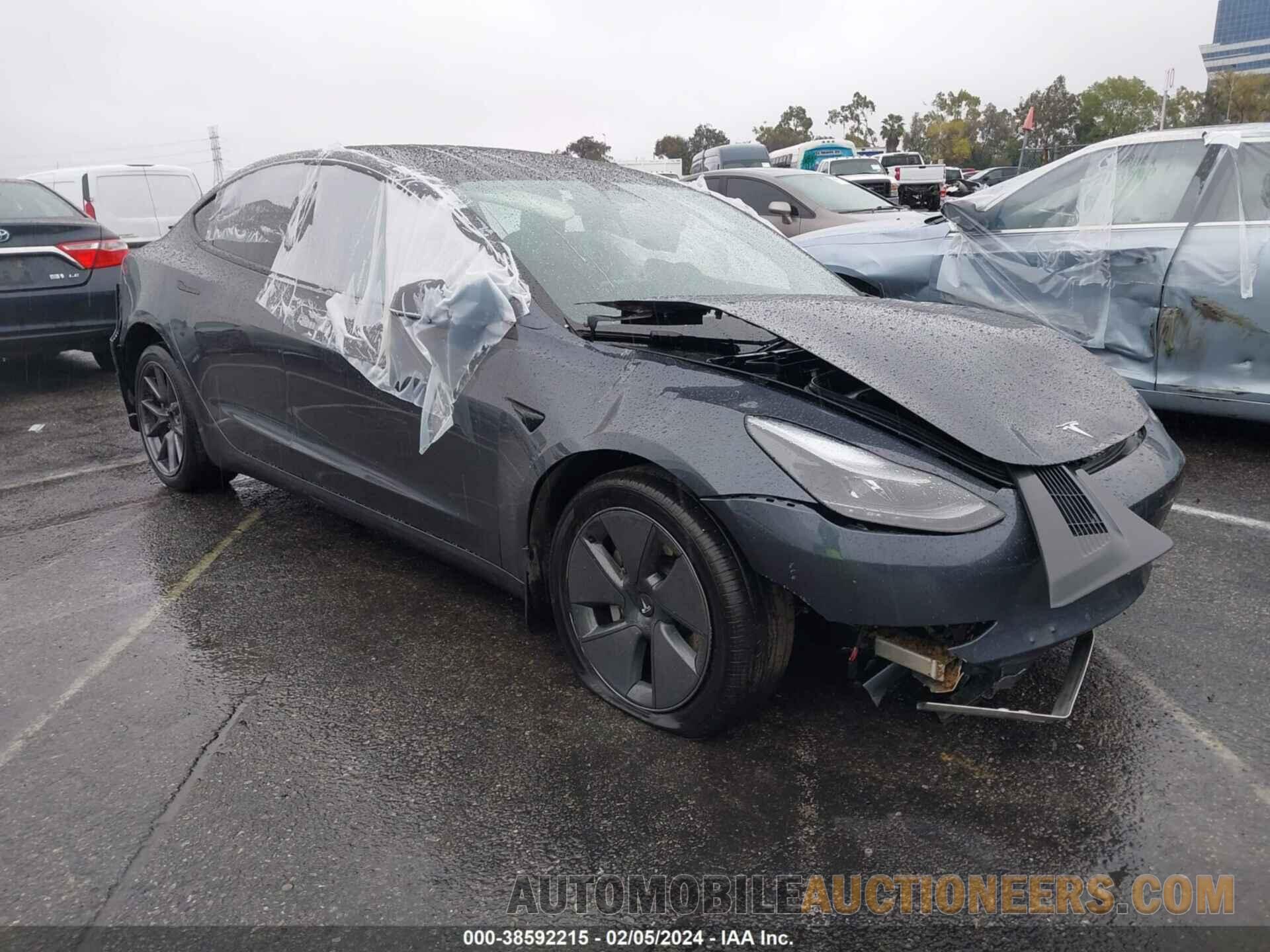 5YJ3E1EB7NF347350 TESLA MODEL 3 2022